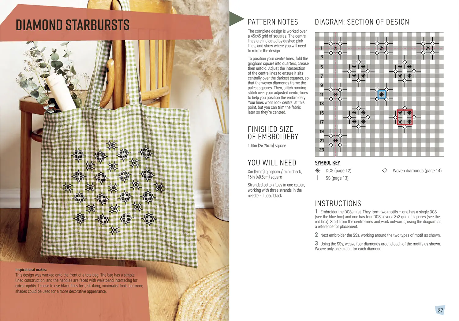 Chicken Scratch Embroidery p26-27 Chicken Scratch Embroidery p26-27