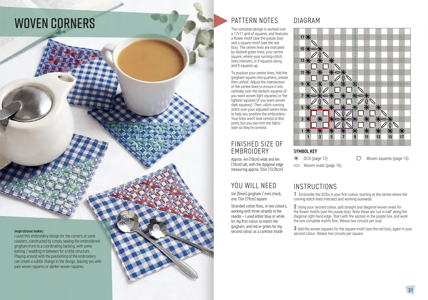 Chicken Scratch Embroidery p30-31 Chicken Scratch Embroidery p30-31