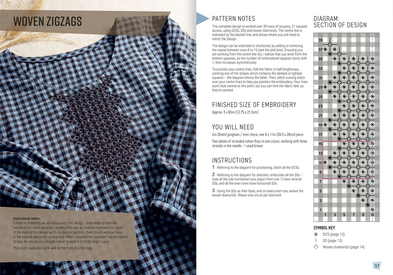 Chicken Scratch Embroidery p56-57 Chicken Scratch Embroidery p56-57