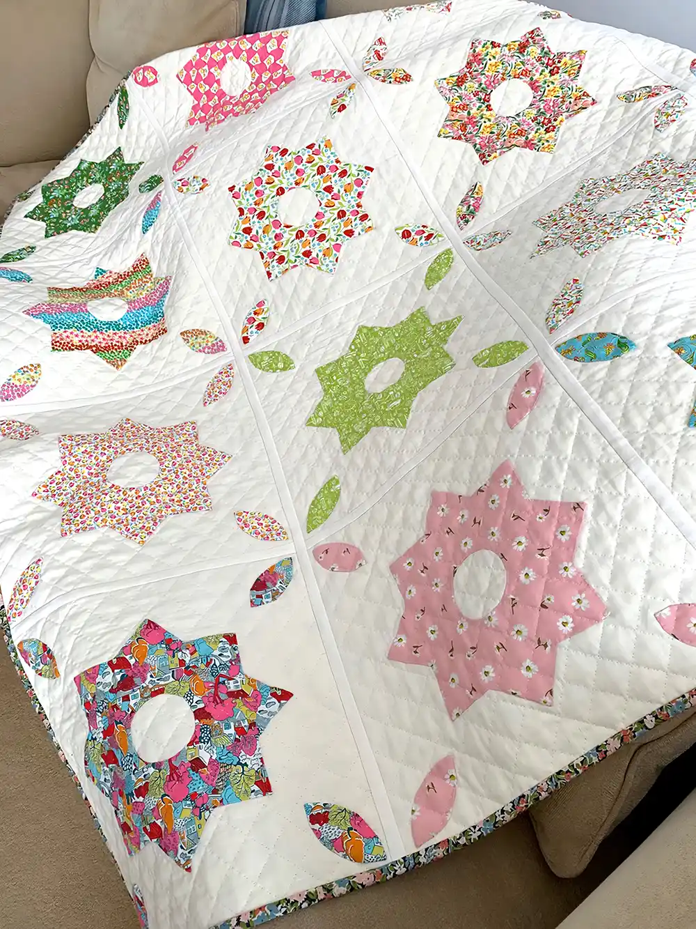Back Basting Applique Back Basting Applique