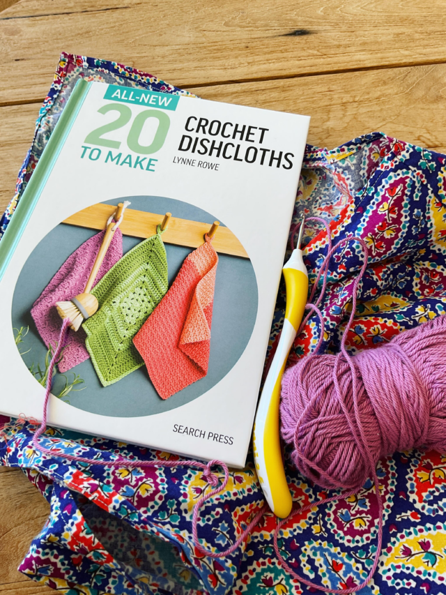 I love learning new craft skills and although I have crocheted since a child I am not particularly confident. So when I saw @searchpress were adding to Twenty to Make with a crochet dishcloth book, I was over the moon. These are perfect size projects for me and they will be something I can use too! Win, win! 
If you follow my stories you will see that I’ve made two projects already. I’m just using a cotton blend yarns from my stash, so it makes the projects extra virtuous 😉. 
I’m jumping in with a start on project three today and actually using the same colour yarn as the project, want to guess which one it will be? Hint, hint, if you have the book you will know 😉
@knitcrochetcreate thanks for the dream book! 
#crochetdishcloth #searchpress #searchpressnorthamerica