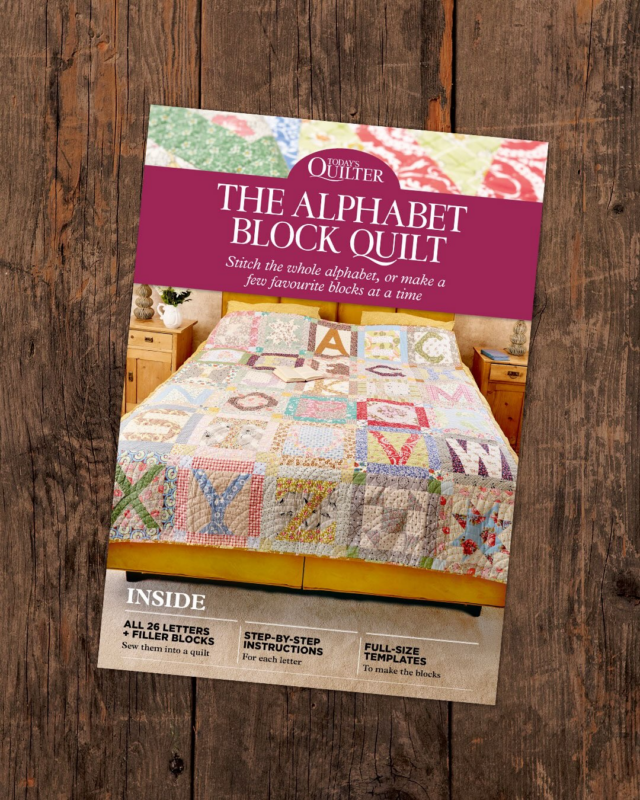 If you saw my stories the other day you will be familiar with the bonus booklet with this months edition of @todaysquilter . It’s on sale until 28th July, so run don’t walk to get your Alphabet Block Quilt booklet! This alphabet quilt inspired by the 1922 version published by Ladies Art Company and is so much fun to make. If you don’t want the whole quilt use the blocks for fun cushions and short messages! 
Look out for classes next year based in this quilt too! 
Link in comments to buying a copy.
#todaysquiltermagazine #carolynforster #alphabetquilt #vintagequiltinspired

PS. If you love my new book 1930s Quilts, you will love this!