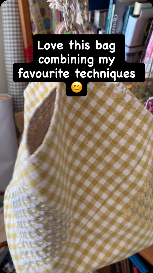 Combining lots of hand stitched techniques and a quick start to finish which was worth celebrating ☺️